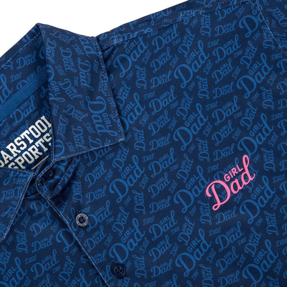 Girl Dad Print Polo-Polos-Barstool Sports-Barstool Sports