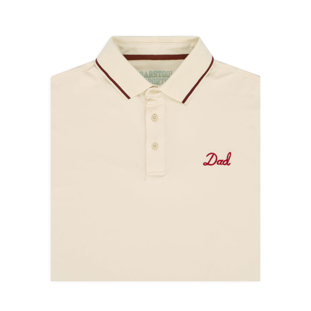 Bussin With The Boys Dad Polo-Polos-Bussin With The Boys-Cream-S-Barstool Sports