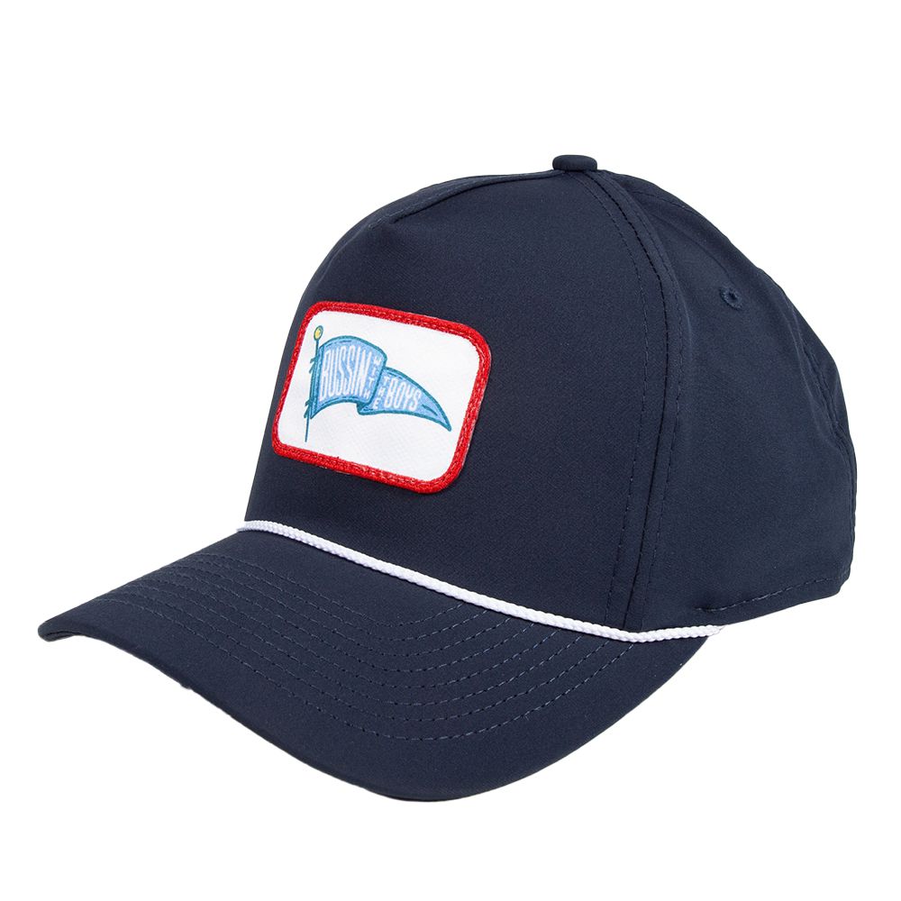 Bussin With The Boys Pennant Imperial Rope Hat-Hats-Bussin With The Boys-Navy-One Size-Barstool Sports