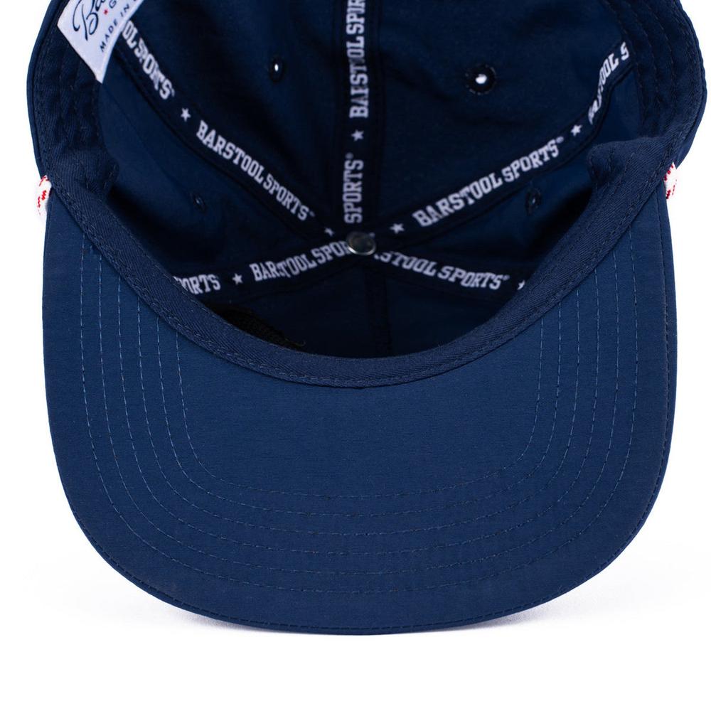 Barstool Golf Crossed Tees Nylon Rope Hat-Hats-Fore Play-Navy-One Size-Barstool Sports