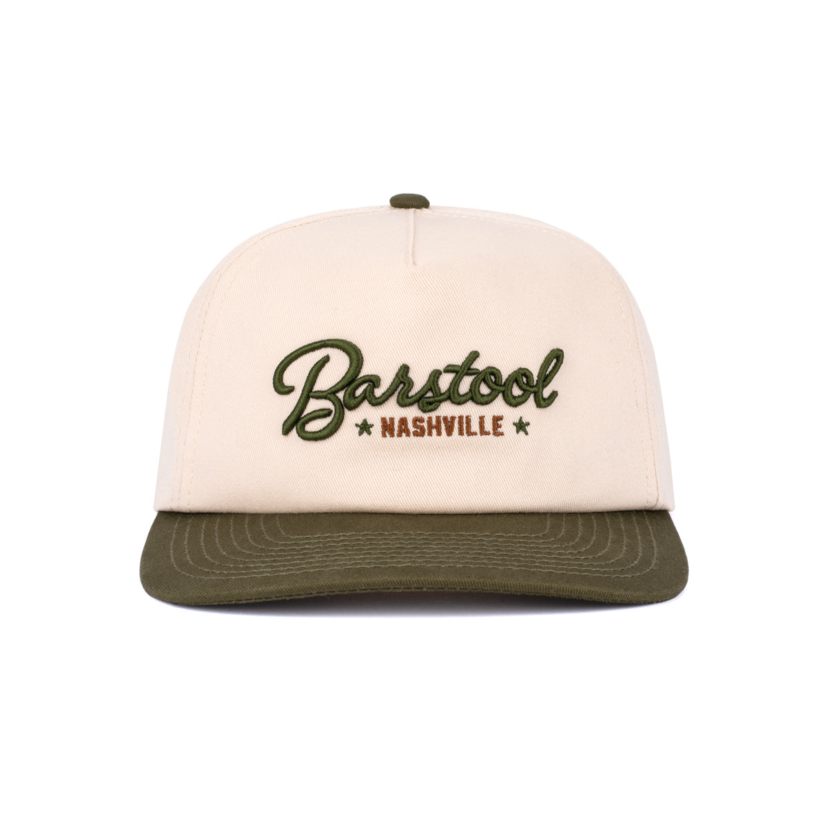 Barstool Nashville Retro Snapback Hat-Hats-Barstool Sports-Cream-One Size-Barstool Sports