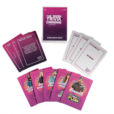 The Dozen Trivia Card Game Expansion Pack - The Dozen Accessories ...