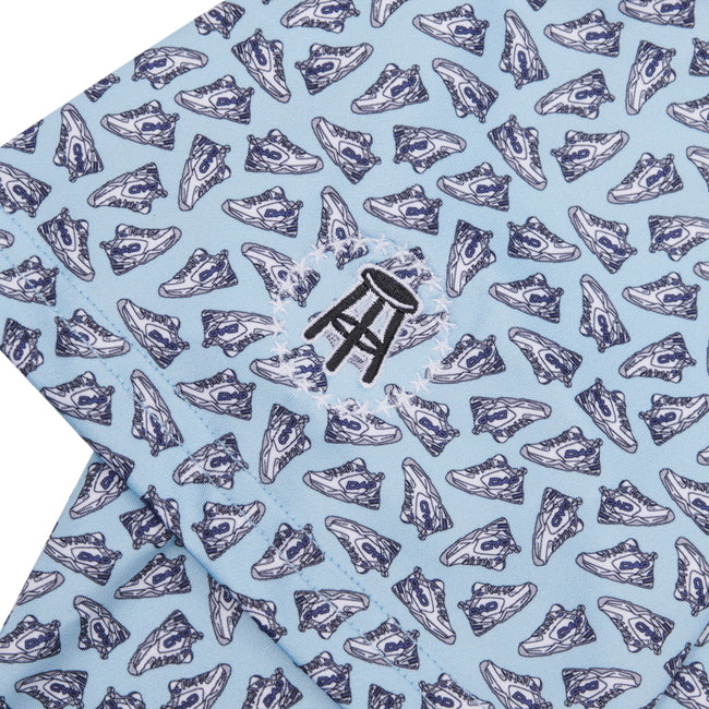 Bussin With The Boys Dad Shoe Printed Polo-Polos-Bussin With The Boys-Barstool Sports