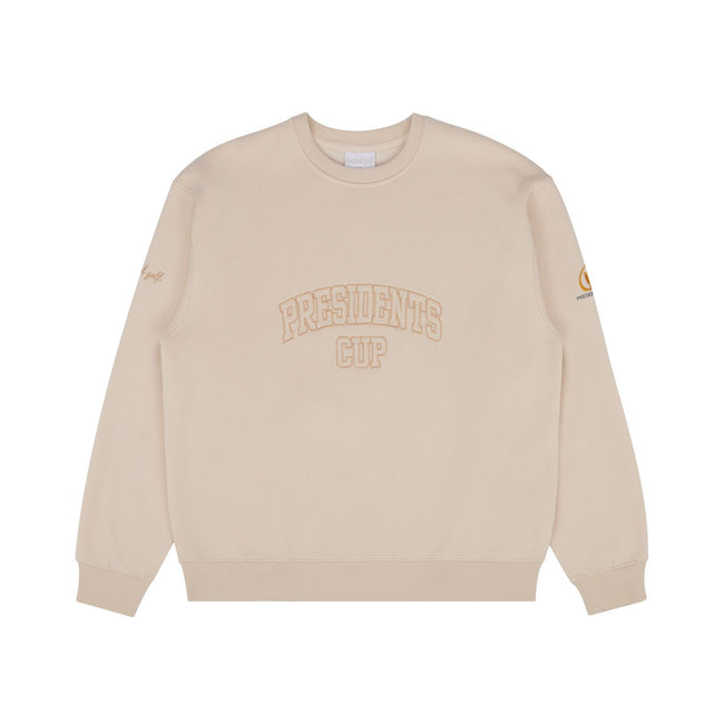 Barstool Golf x Presidents Cup Oversized Crewneck-Crewnecks-Fore Play-Ivory-XS-Barstool Sports