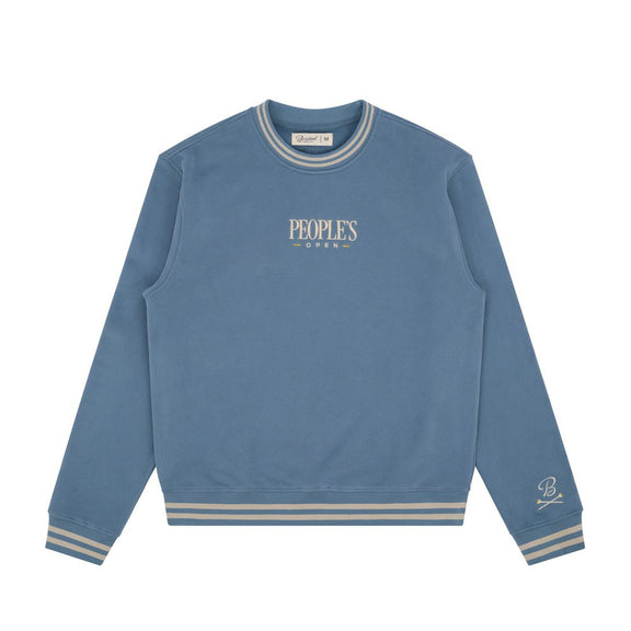 Barstool Golf x WM Phoenix Open People's Open Ribbed Crewneck-Crewnecks-Fore Play-Blue-S-Barstool Sports