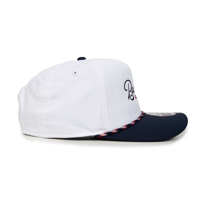 Barstool Golf Imperial Two Tone Snapback Hat-Hats-Fore Play-White-One Size-Barstool Sports