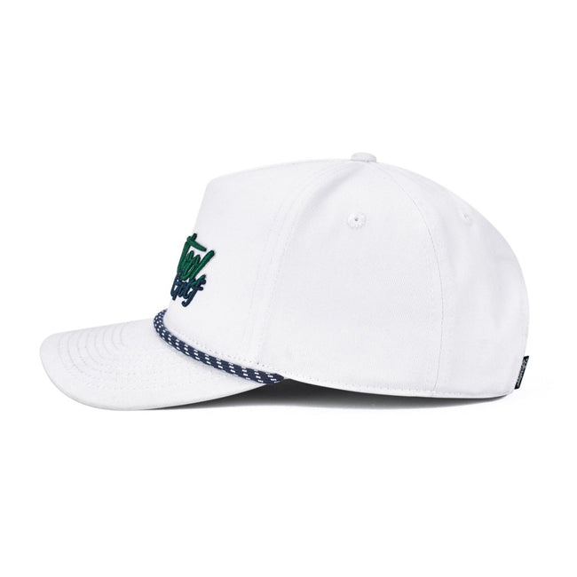 Barstool Golf Script Rope Hat-Hats-Fore Play-White-One Size-Barstool Sports