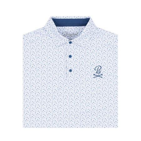 ARE YOU READY? GOLF ポロシャツ ICON PATO POLO Four-Leaf Clover Mens Golf Polo Shirt - Green by ReadyGOLF