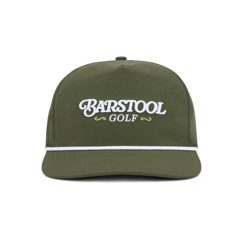 Barstool Golf Performance Rope Hat-Hats-Fore Play-Olive-One Size-Barstool Sports