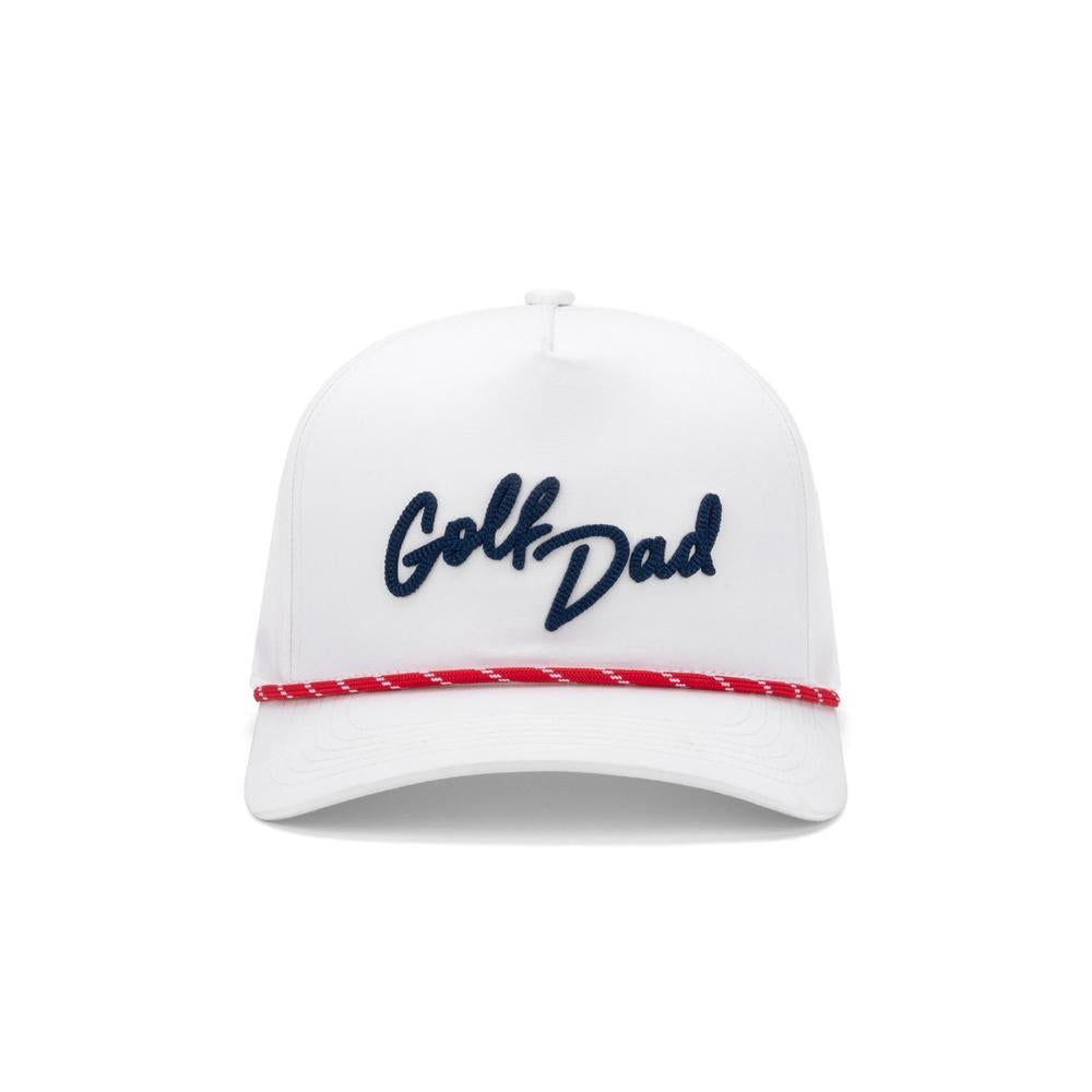 Golf Dad Performance Rope Hat-Hats-Fore Play-White-One Size-Barstool Sports