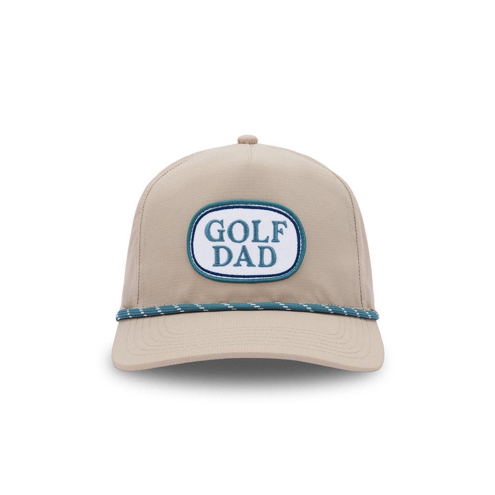 Golf Dad Patch Performance Rope Hat-Hats-Fore Play-Tan-One Size-Barstool Sports