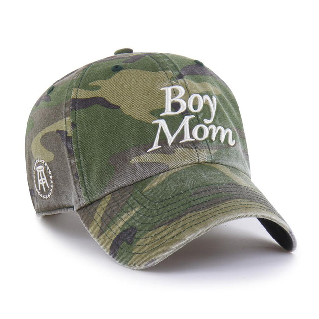 Boy Mom '47 Camo Clean Up Hat-Hats-Barstool Sports-Barstool Sports