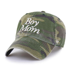 Boy Mom '47 Camo Clean Up Hat-Hats-Barstool Sports-Camo-One Size-Barstool Sports