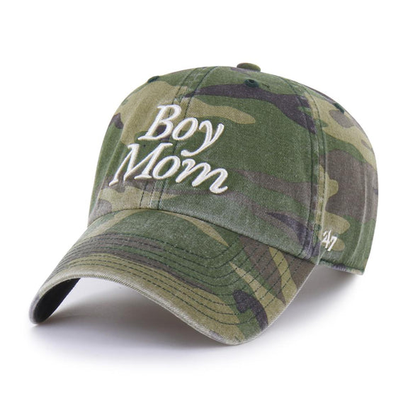 Boy Mom '47 Camo Clean Up Hat-Hats-Barstool Sports-Barstool Sports