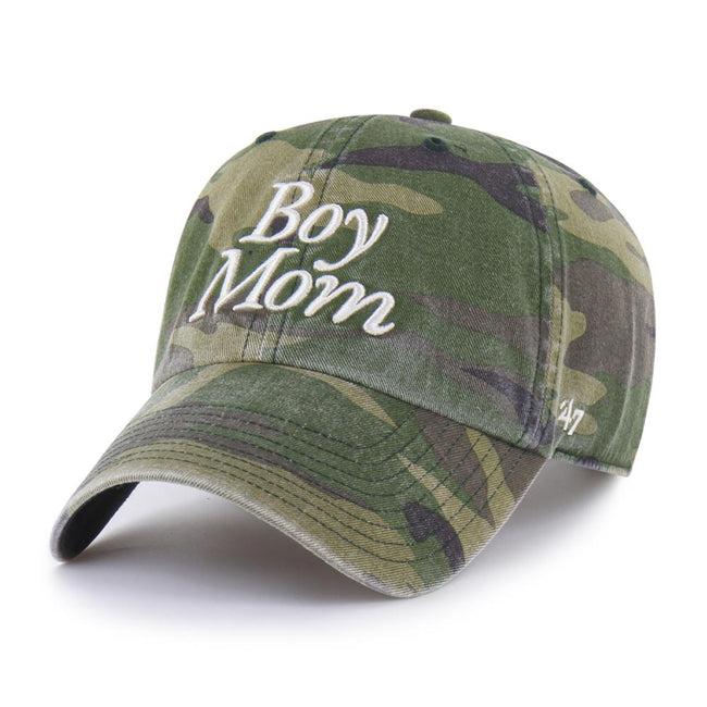Boy Mom '47 Camo Clean Up Hat-Hats-Barstool Sports-Barstool Sports