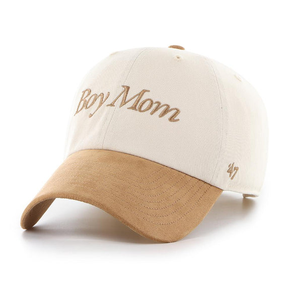 Boy Mom '47 Two Tone Suede Clean Up Hat-Hats-Barstool Sports-Barstool Sports