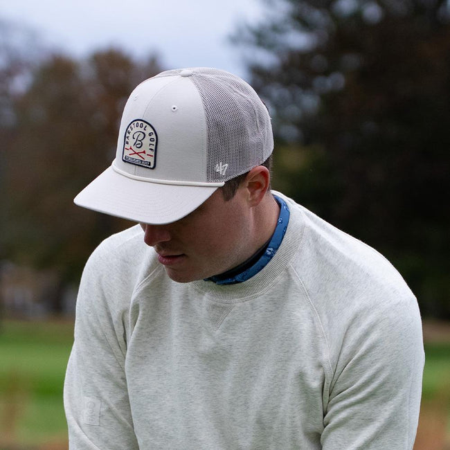 Barstool Golf x '47 Patch Trucker Hat-Hats-Fore Play-Barstool Sports