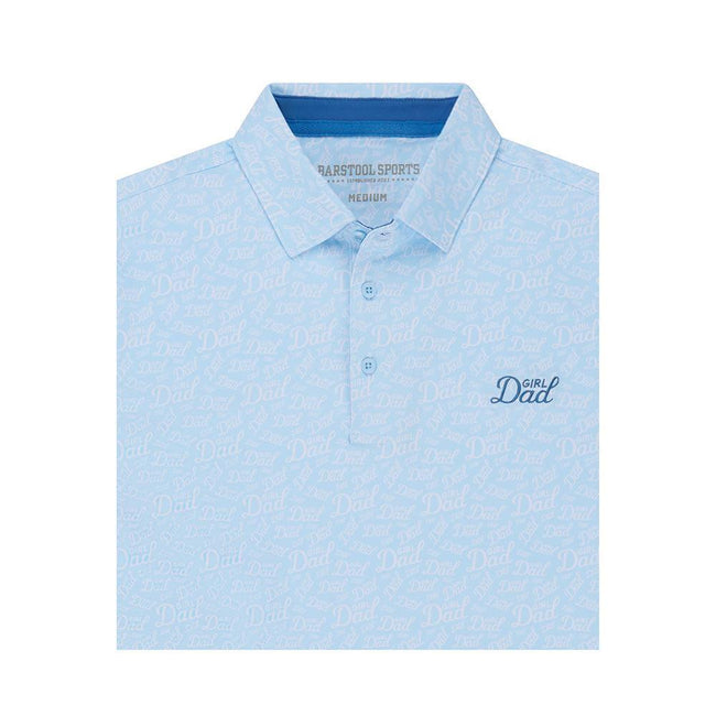 Girl Dad Printed Polo - Barstool Sports Merchandise Girl Dad Printed Polo - Barstool Sports Merchandise