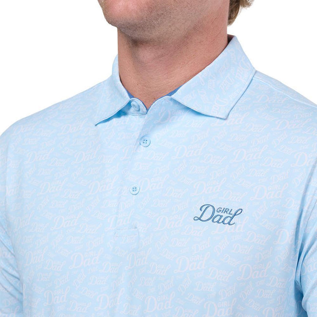 Girl Dad Printed Polo-Polos-Barstool Sports-Barstool Sports