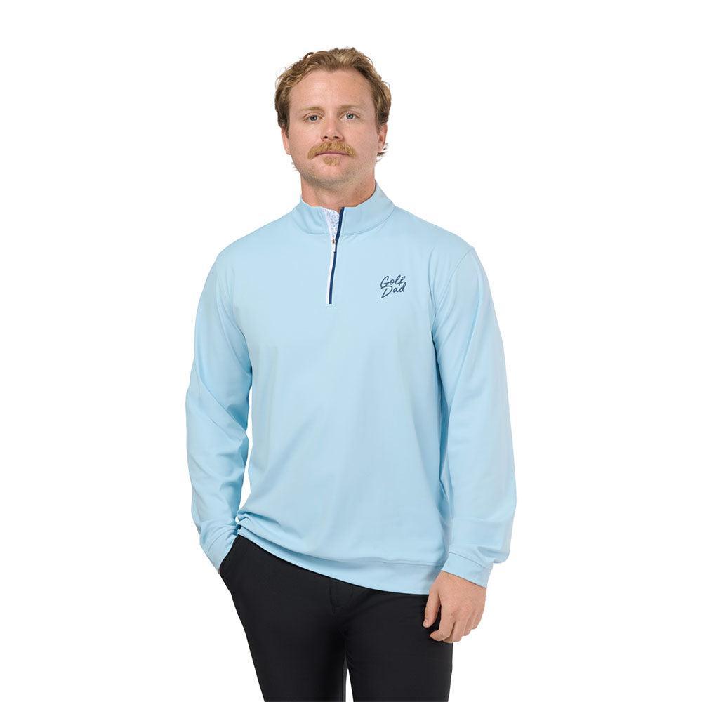 Golf Dad Performance Quarter Zip-Pullovers-Fore Play-Barstool Sports