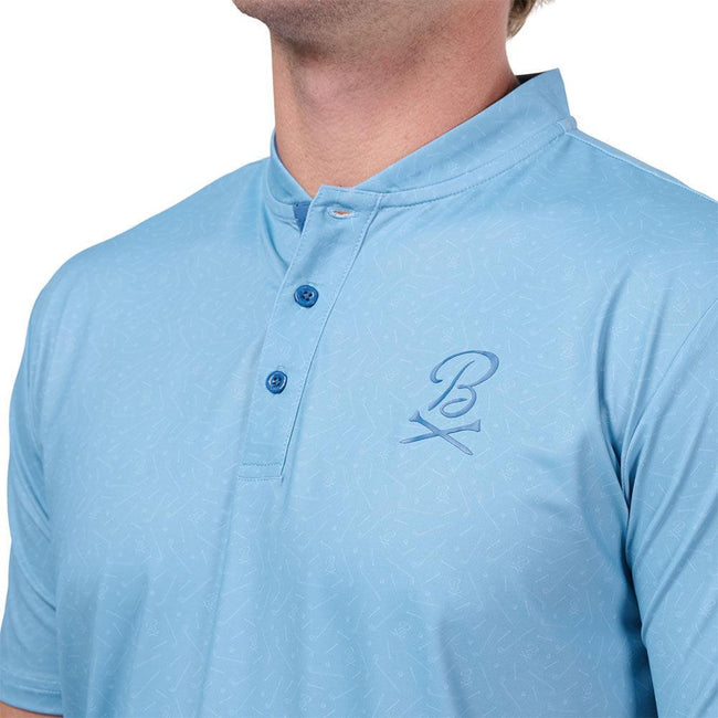 Barstool Golf Printed Blade Collar Polo-Polos-Fore Play-Barstool Sports