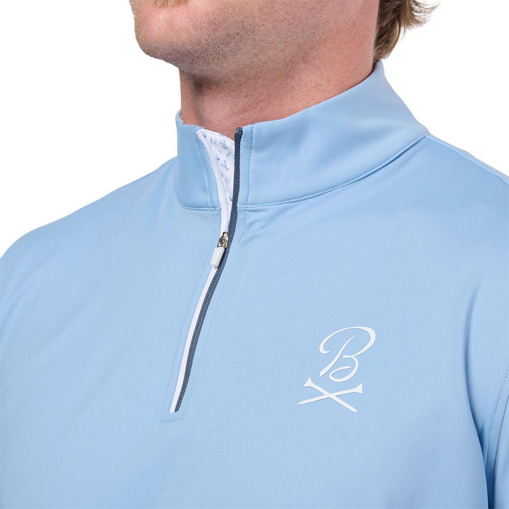 Barstool Golf Pin Flag Performance Quarter Zip-Pullovers-Fore Play-Barstool Sports