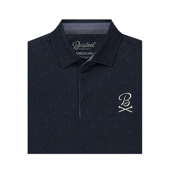 Barstool Golf Printed Performance Polo-Polos-Fore Play-Barstool Sports