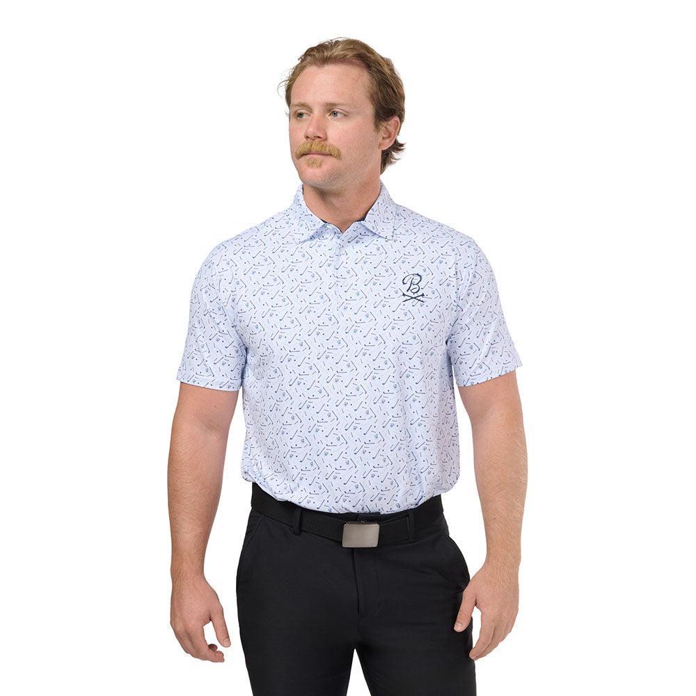 Barstool Golf Printed Performance Polo-Polos-Fore Play-Barstool Sports