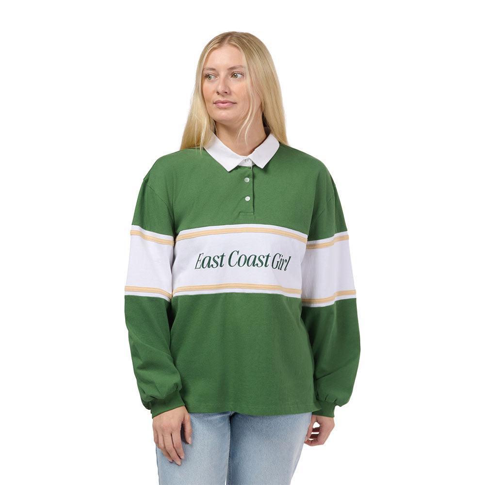 East Coast Girl Rugby Shirt-Pullovers-Brianna-Barstool Sports