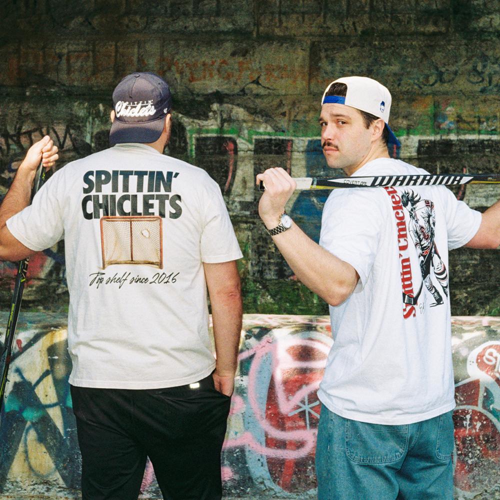 Spittin Chiclets Top Shelf Pocket Tee-T-Shirts-Spittin Chiclets-Barstool Sports
