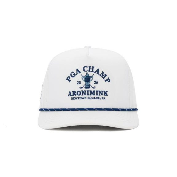 PGA Championship Aronimink x Barstool Golf Trophy Snapback Hat-Hats-Fore Play-White-One Size-Barstool Sports