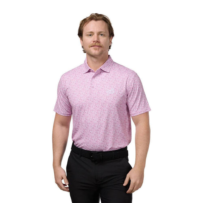 Golf Dad Printed Performance Polo-Polos-Fore Play-Barstool Sports