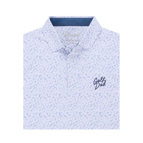 Golf Dad Printed Polo-Polos-Fore Play-Light Purple-S-Barstool Sports