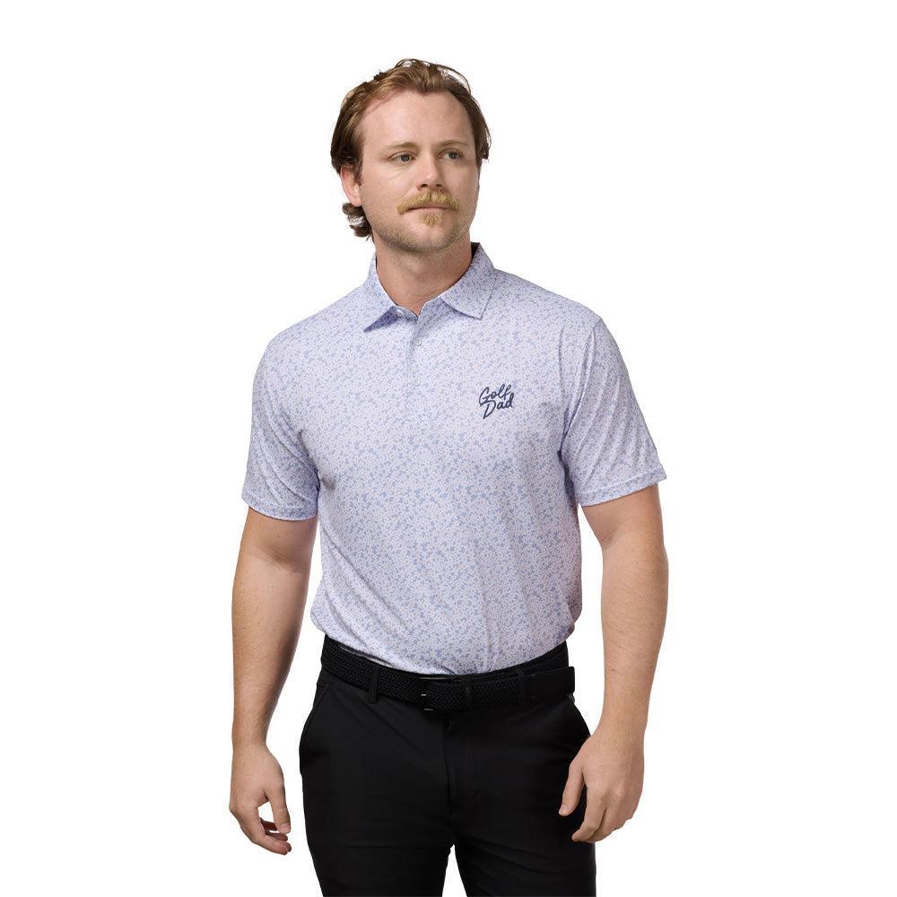 Golf Dad Printed Polo-Polos-Fore Play-Barstool Sports