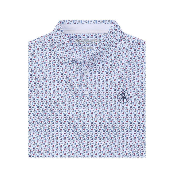 Barstool Sports Par Tee Performance Polo-Polos-Barstool Sports-White-S-Barstool Sports