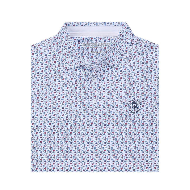 Barstool Sports Par Tee Performance Polo-Polos-Barstool Sports-White-S-Barstool Sports
