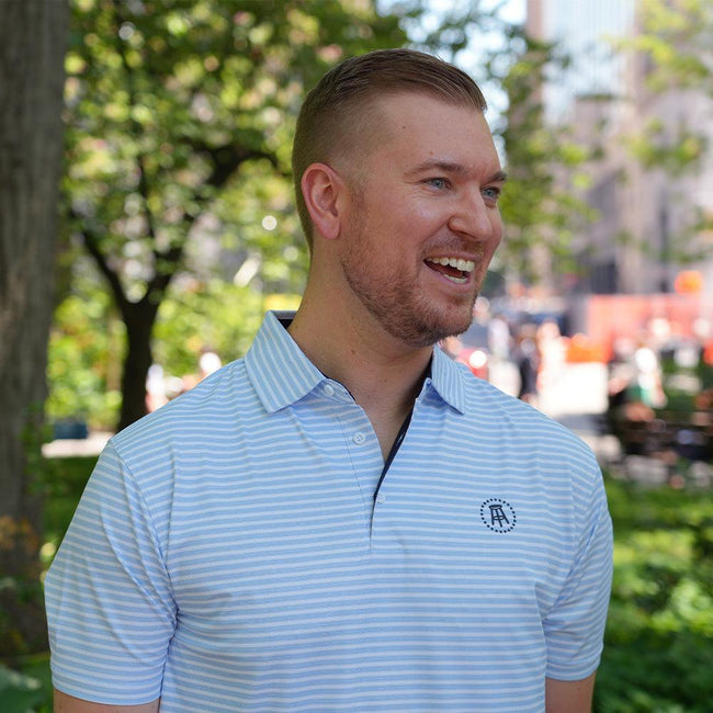 Barstool Sports Weaver Stripe Performance Polo-Polos-Barstool Sports-Barstool Sports