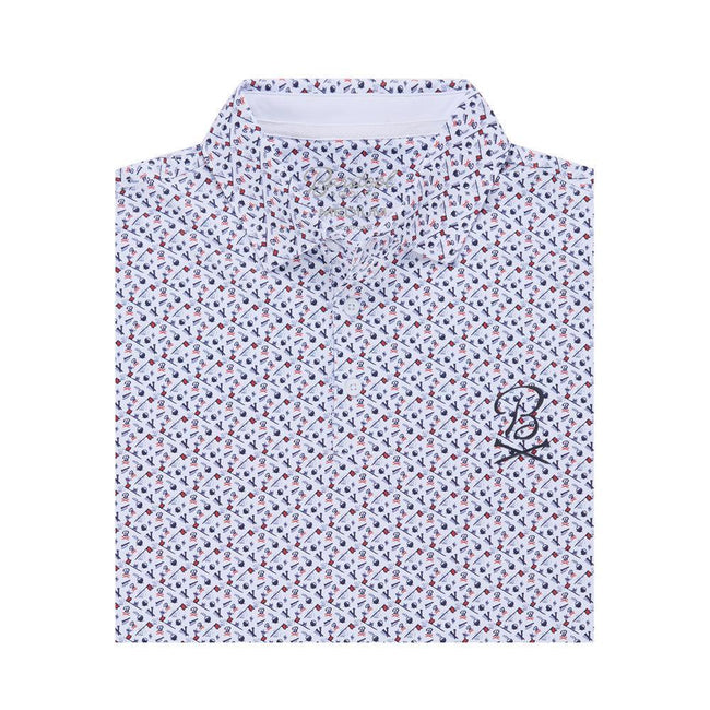 Barstool Golf Pin Flag Performance Polo-Polos-Fore Play-RWB-S-Barstool Sports