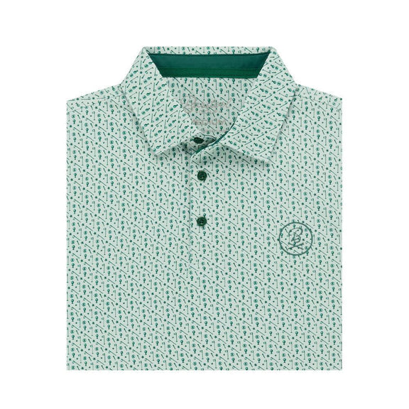 Barstool Golf Mix Printed Performance Polo-Polos-Fore Play-Green-S-Barstool Sports