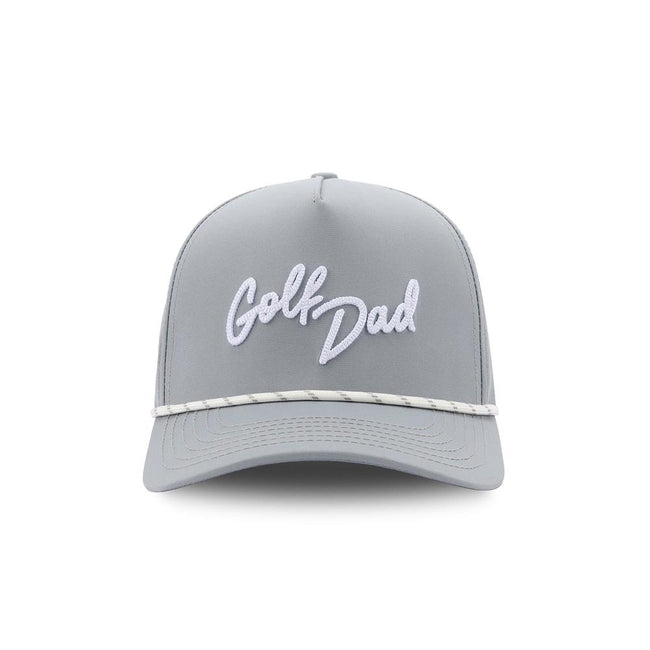 Golf Dad Performance Rope Hat-Hats-Fore Play-Grey-One Size-Barstool Sports