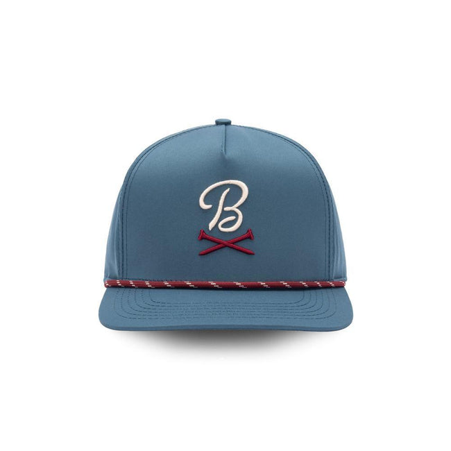 Barstool Golf Logo Performance Rope Hat-Hats-Fore Play-Blue-One Size-Barstool Sports