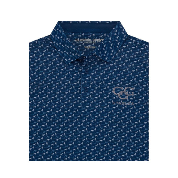 Go Go Greys x 2026 Saratoga Printed Polo-Polos-Barstool Sports-Blue-S-Barstool Sports