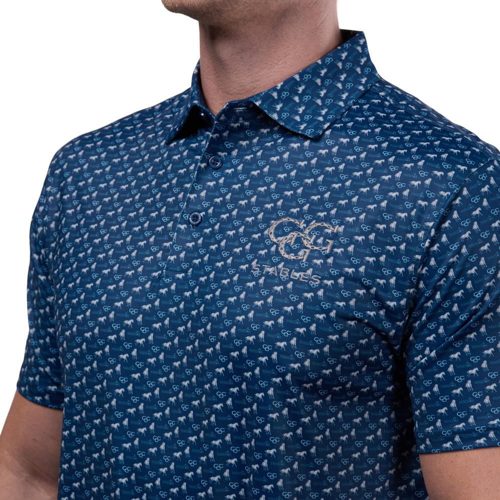 Go Go Greys x 2026 Saratoga Printed Polo-Polos-Barstool Sports-Barstool Sports