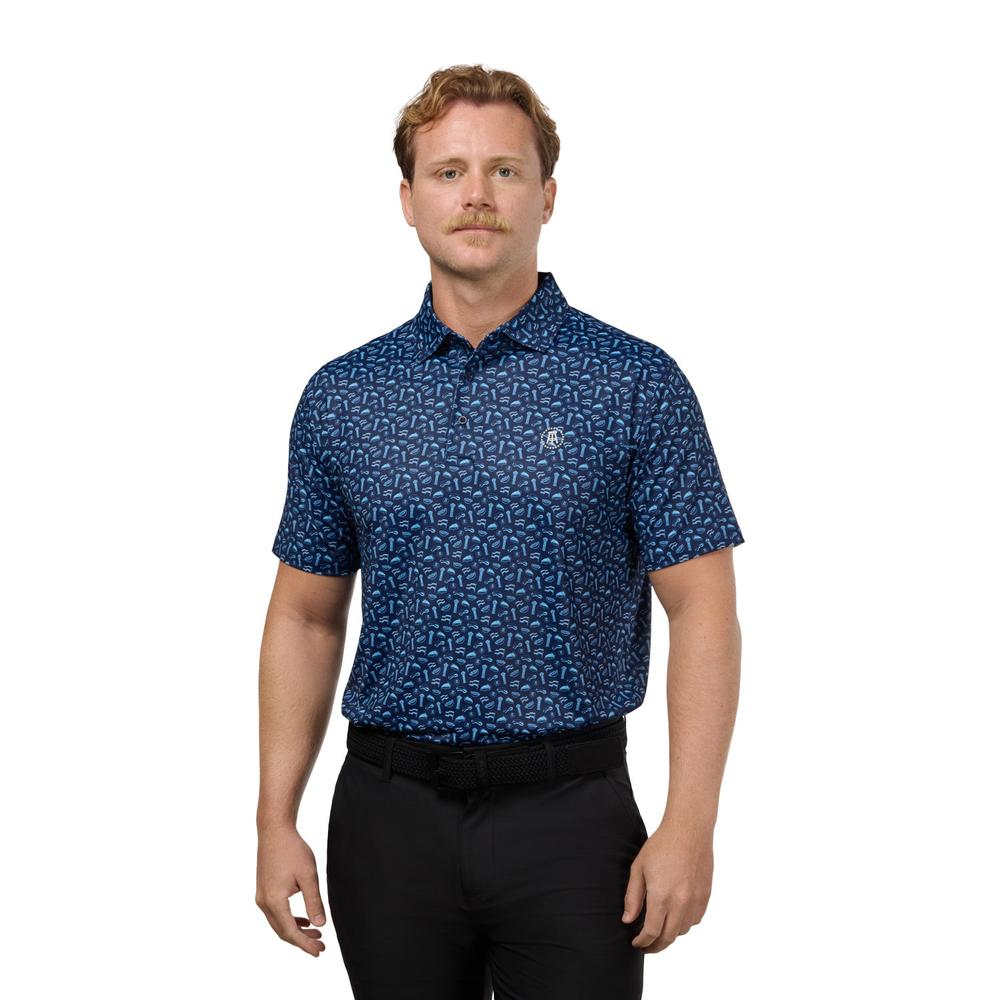 Barstool Chicago Icon Performance Polo-Polos-Barstool Sports-Barstool Sports