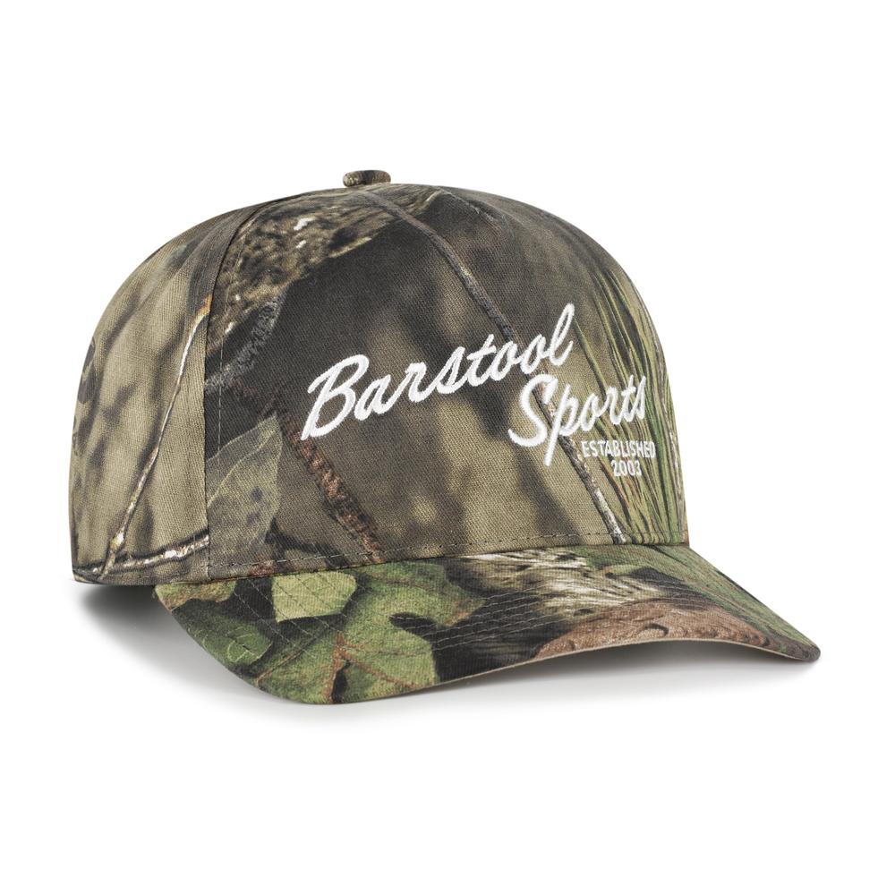 Barstool Sports x Mossy Oak Camo Script '47 HITCH Snapback Hat-Hats-Barstool Sports-Barstool Sports