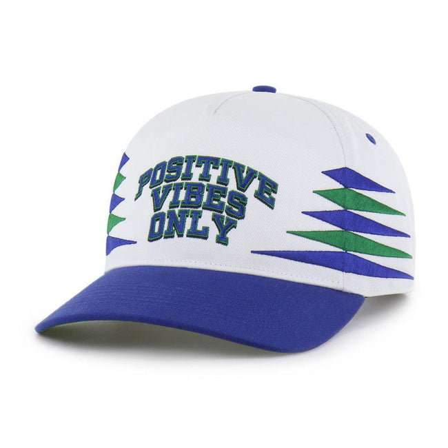 Positive Vibes Only Diamond '47 HITCH Snapback Hat-Hats-Barstool Sports-Blue-One Size-Barstool Sports