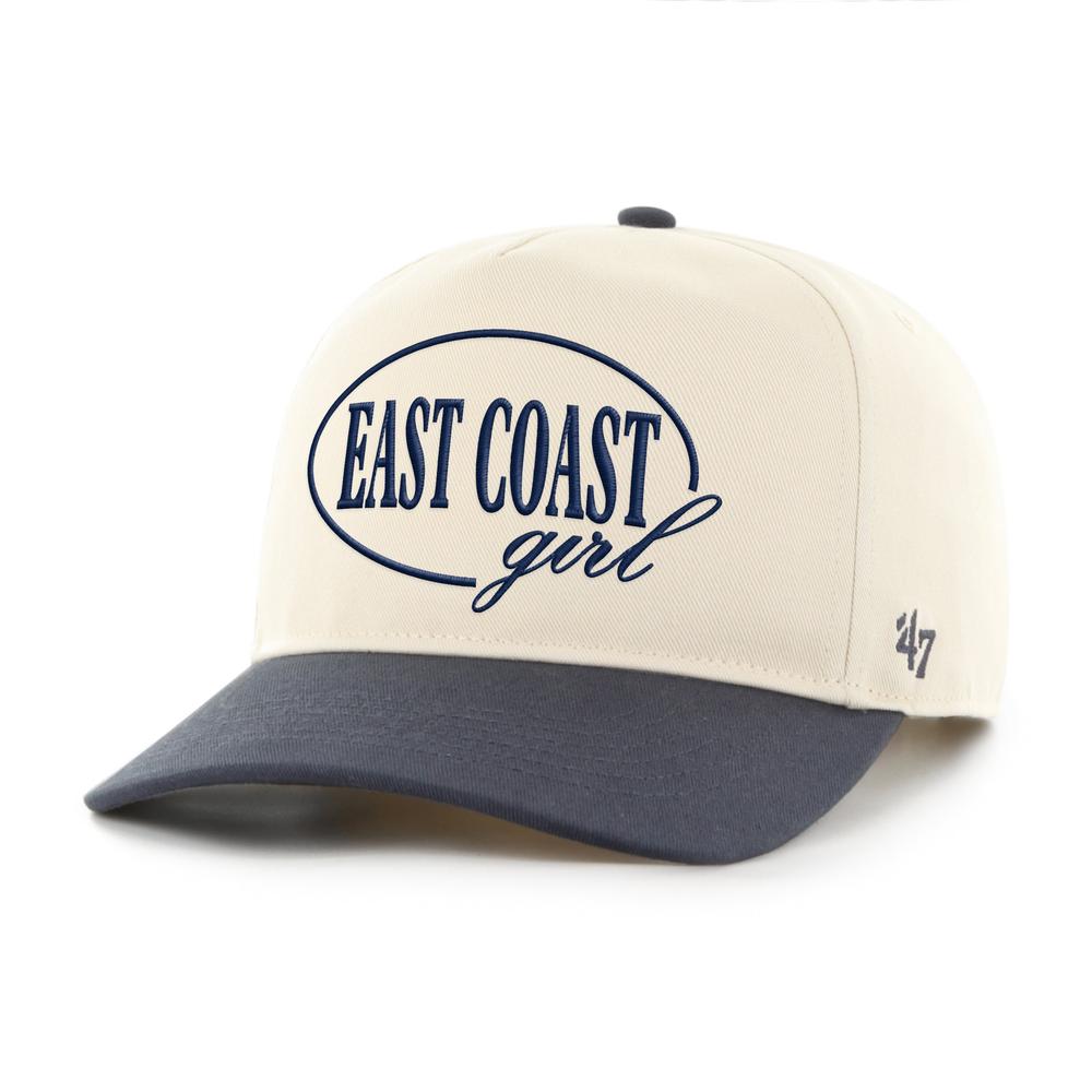 East Coast Girl '47 HITCH Snapback Hat II-Hats-Brianna-Navy-One Size-Barstool Sports