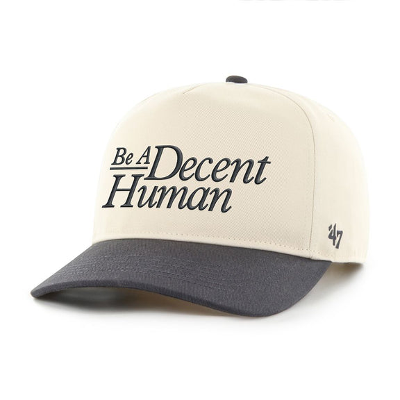 Be A Decent Human Two Tone '47 HITCH Snapback Hat-Hats-PlanBri Uncut-Black-One Size-Barstool Sports