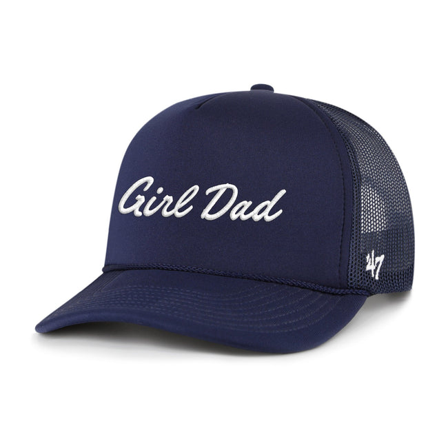 Girl Dad '47 Foam Trucker Hat-Hats-Bussin With The Boys-Navy-One Size-Barstool Sports