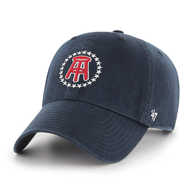 Barstool Sports Logo x '47 Clean Up Hat-Hats-Barstool Sports-Navy-Barstool Sports